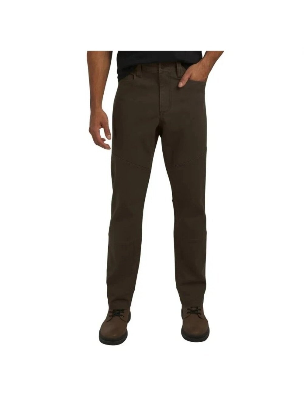 Wrangler Utility Men's 38x30 Pants Regular Fit Stretch Canvas Brown N1432